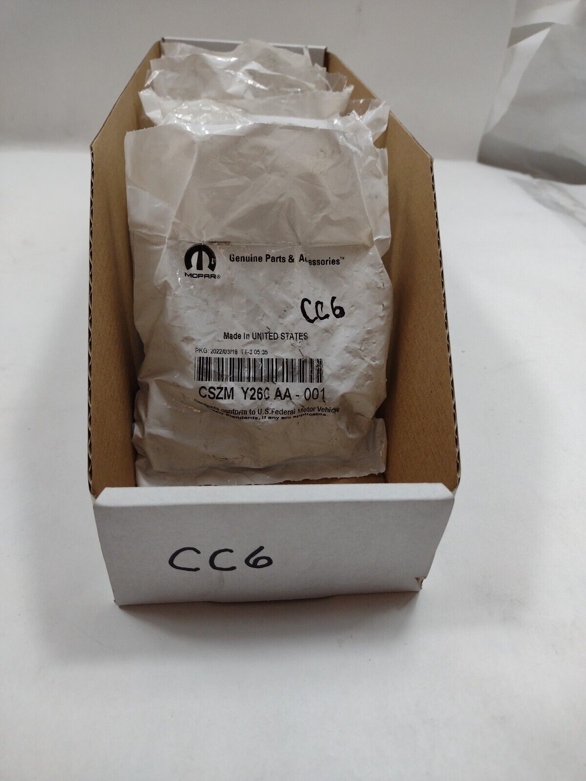 Genuine Mopar CSZMY266AA Package Of 8