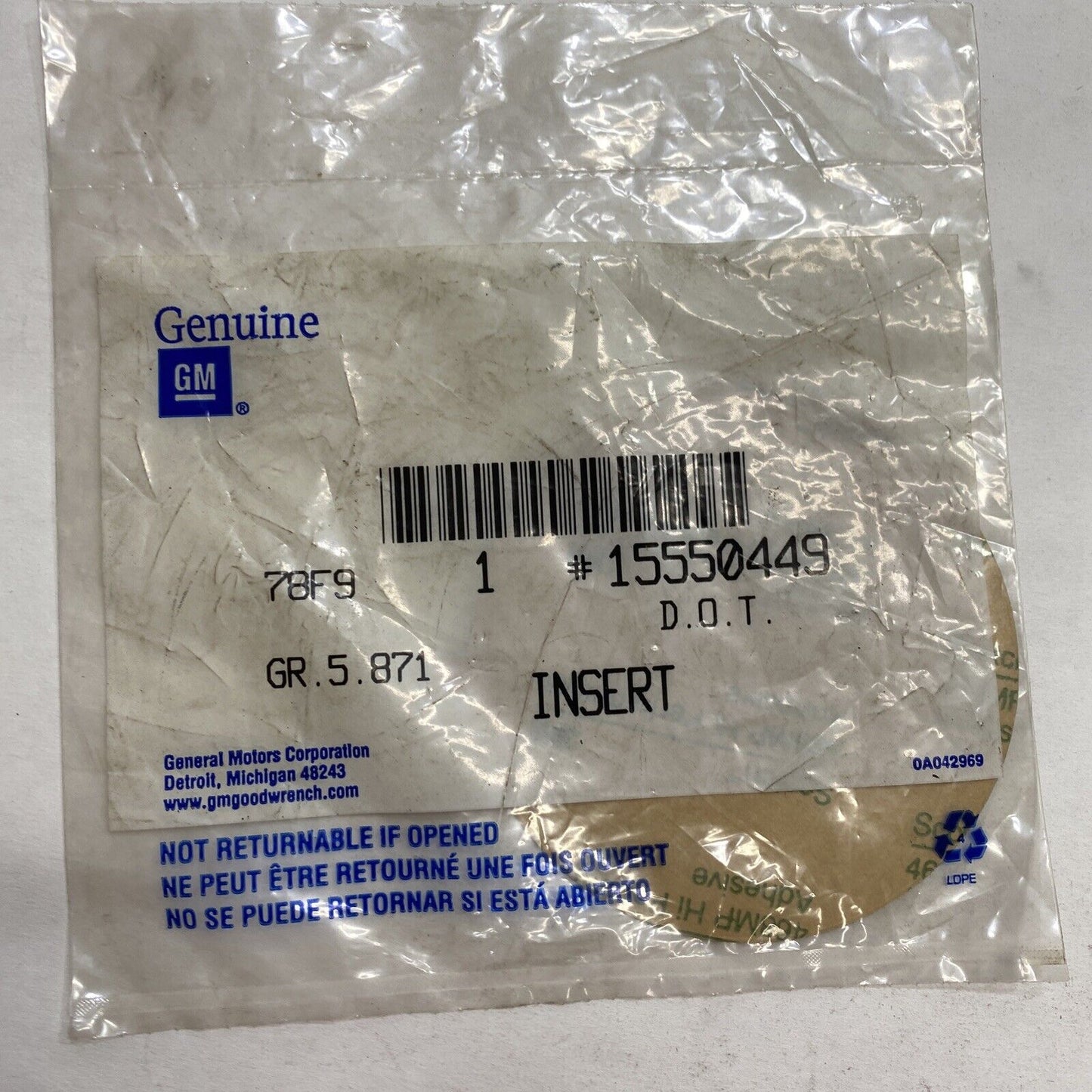 New OEM GM Chevy Blazer C1500 C2500 C3500 K1500 K2500 Wheel Cap Emblem 15550449