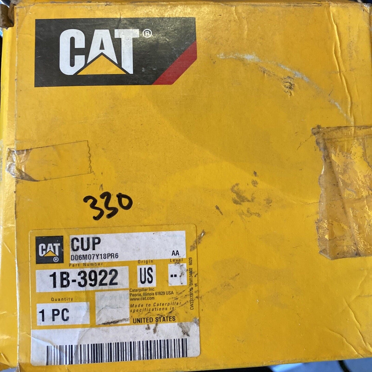 New OEM CAT 1B-3922 - Bearing CUP OUTPUT SHAFT OUTER Caterpillar 1B3922