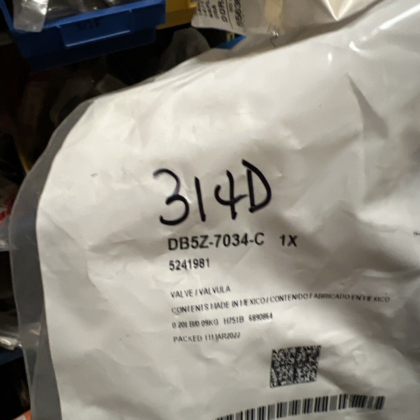 Genuine OEM Ford Vent Valve Assembly DD5Z7034C