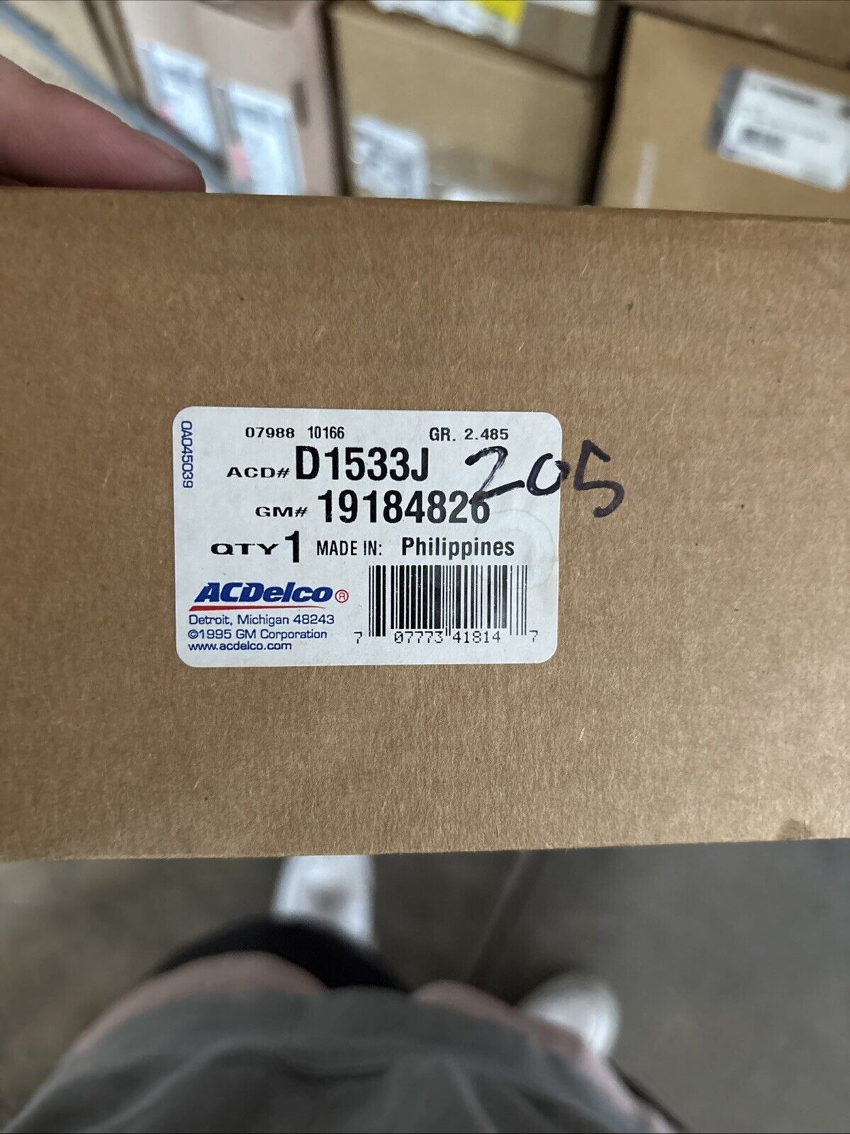 Genuine OEM GM Pontiac Vibe Turn Signal Switch 2009-2010 19184826 ACDelco D1533J