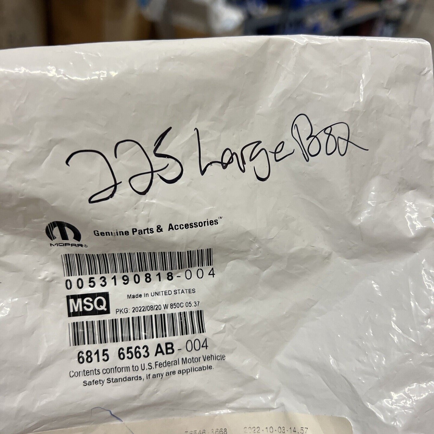 Genuine OEM Mopar Cherokee Left Driver Side Flare Extension 2014-2018 68156563AB