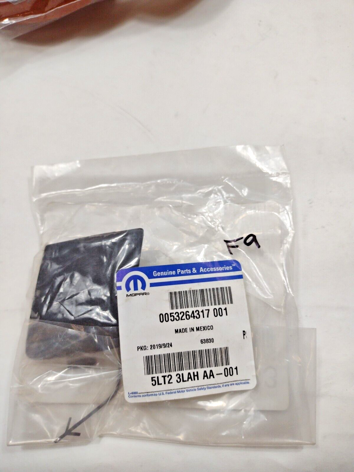 Genuine OEM Mopar Ram ProMaster Front Bumper Tow Hook Cover 2014-2019 5LT23LAHAA