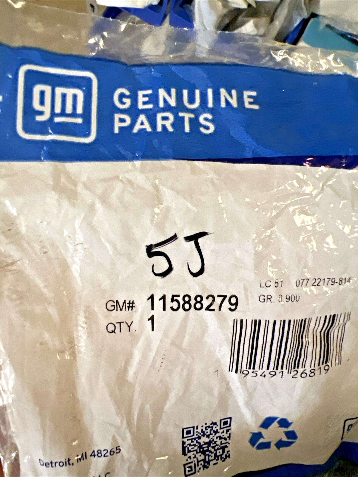 1 Single* Genuine OEM GM Camshaft Position Actuator Bolt 11588279