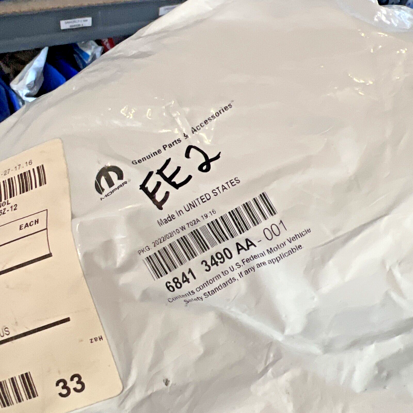 Genuine OEM Mopar Jeep Wrangler Rear Rain Sensor Cap 2018-2023 68413490AA