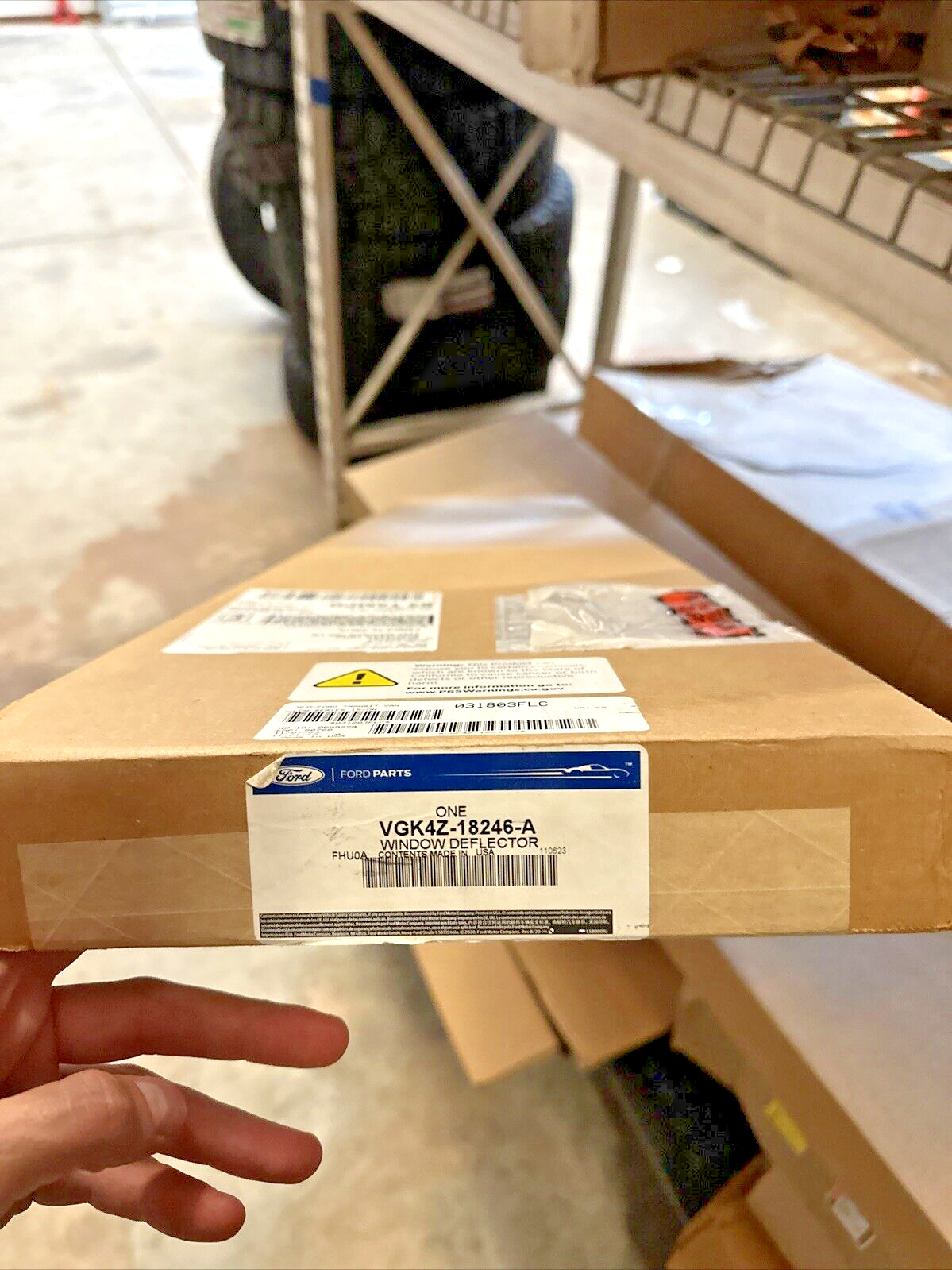 Genuine OEM Ford Transit Side Window Deflector Rain Guard Kit 2-pc VGK4Z18246A