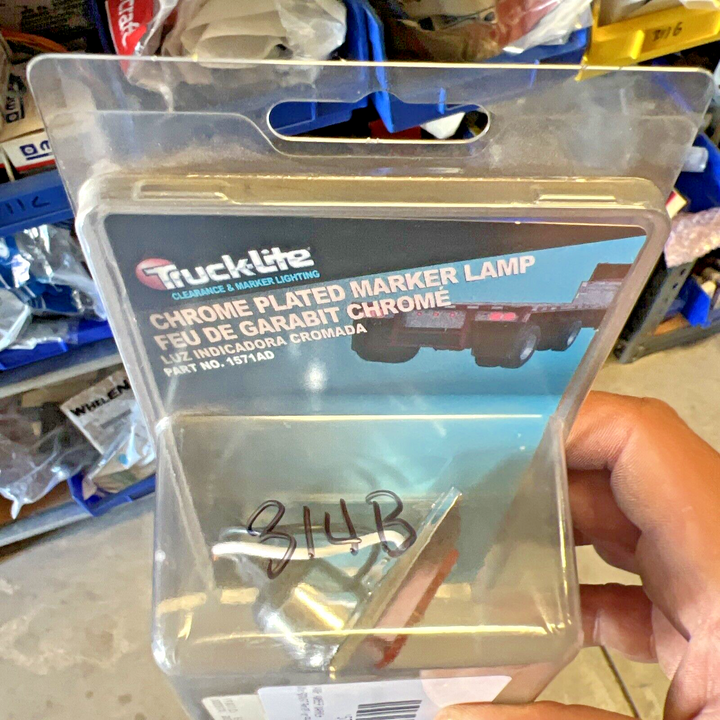 New OEM Genuine Truck Lite Chrome Plated Marker Lamp Light 1571AD