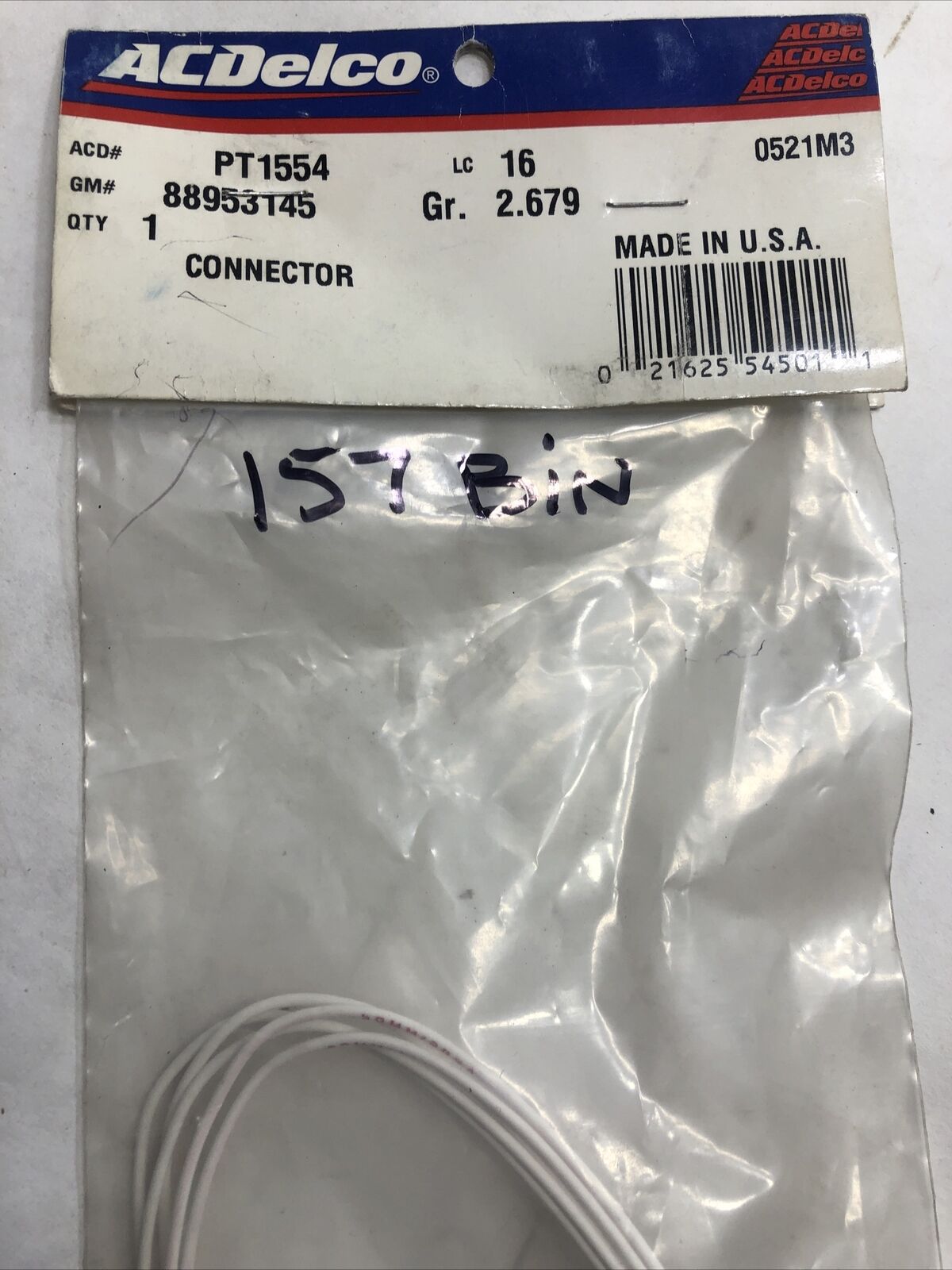 GM OE/GM Genuine Parts Tail Lamp Repair Connector ACDelco PT1554 88953145