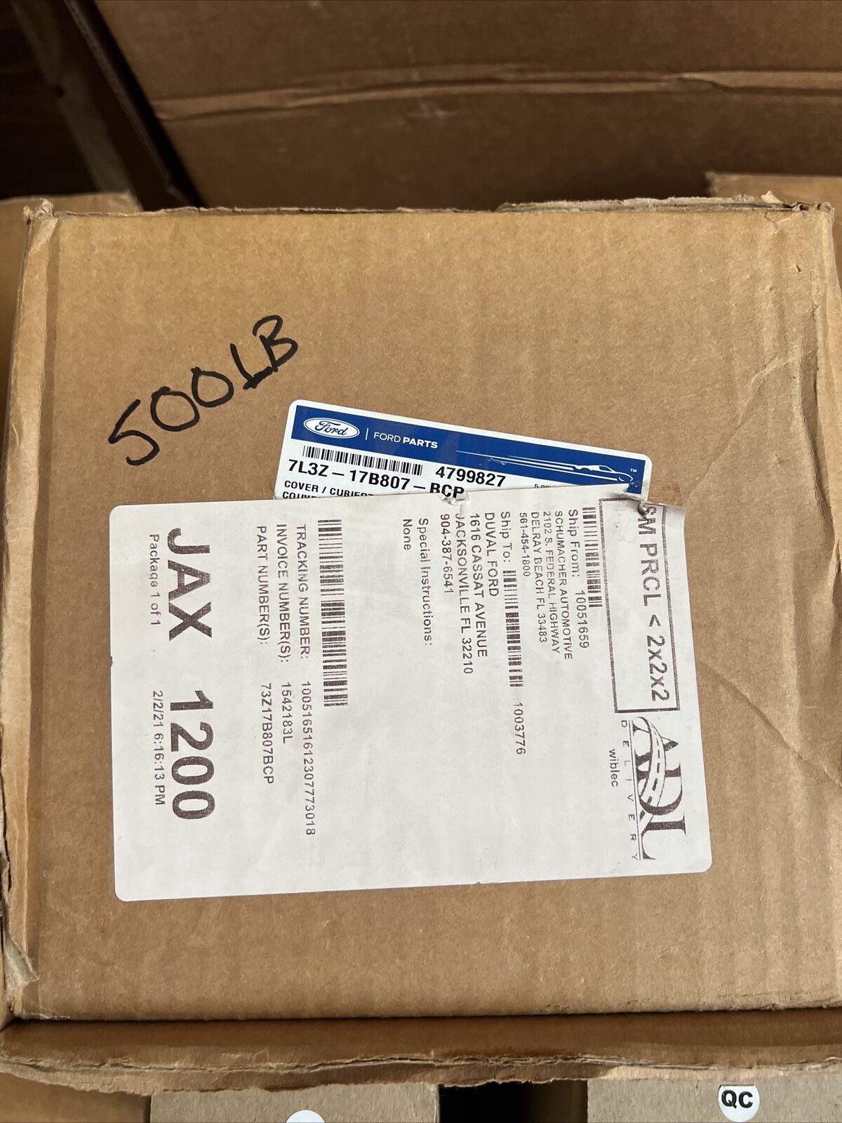 New OEM Genuine Ford Rear Bumper Top Step Pad Cover 7L3Z17B807BCP