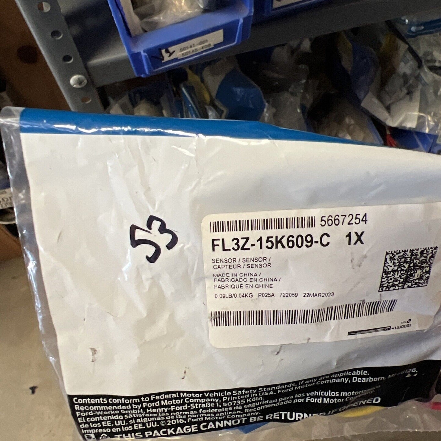 New OEM Genuine Ford Anti-Theft Infrared Sensor FL3Z15K609C