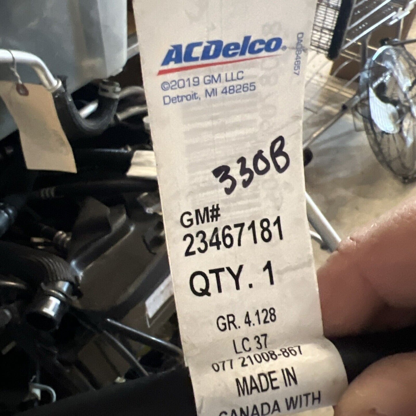 Genuine OEM GM Equinox Auto Trans Fluid Cooler Outlet Line 2010-17 23467181