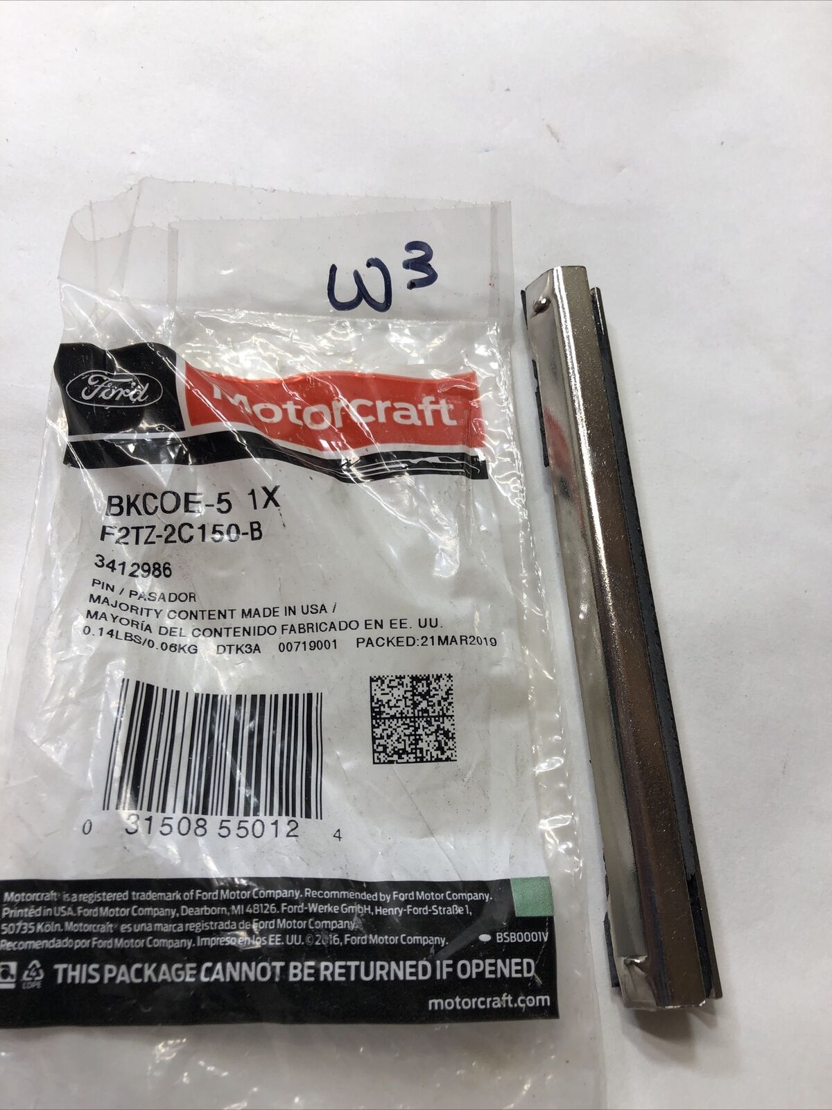 Motorcraft BKCOE-5 Disc Brake Caliper Repair Kit Rear