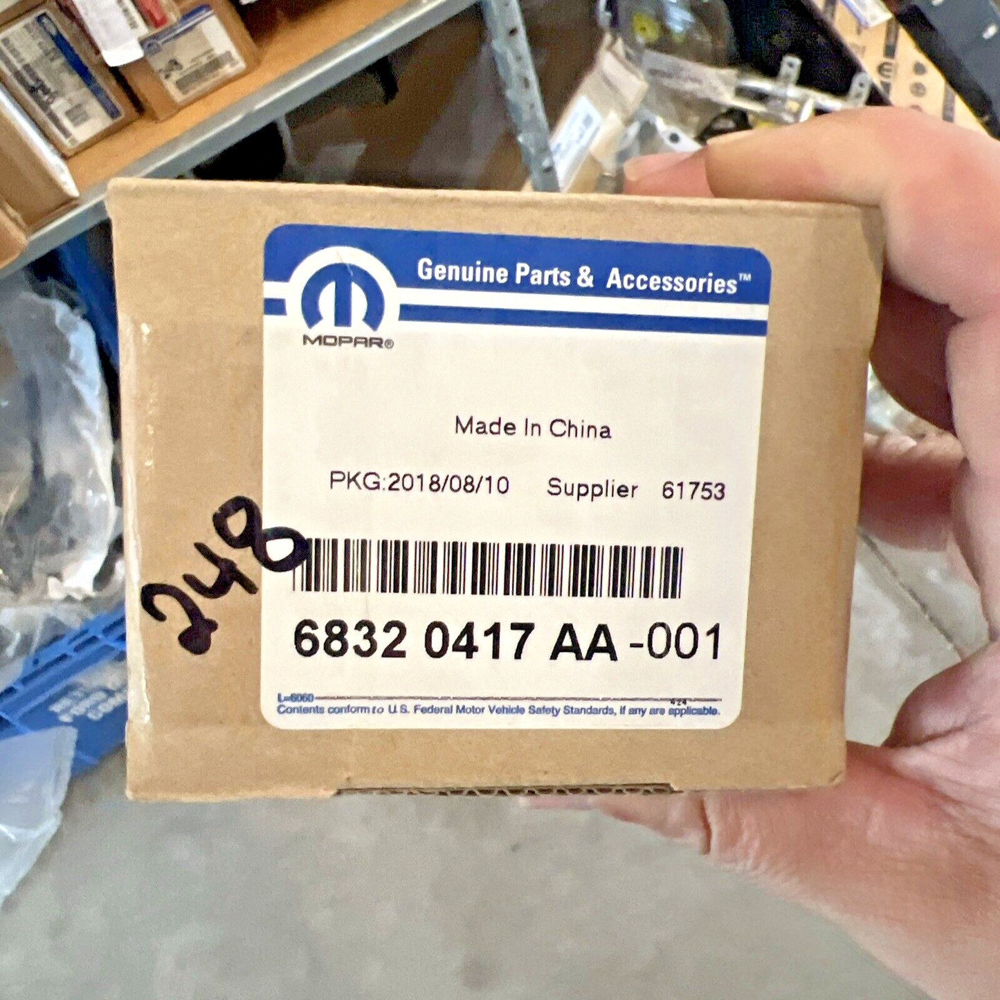 Genuine OEM Mopar Dodge Jeep Grand Cherokee Ignition Coil 3.7L 09-12 68320417AA