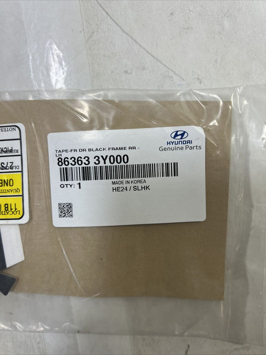 Genuine OEM Hyundai Elantra Black Out Tape 2011-2015 863633Y000