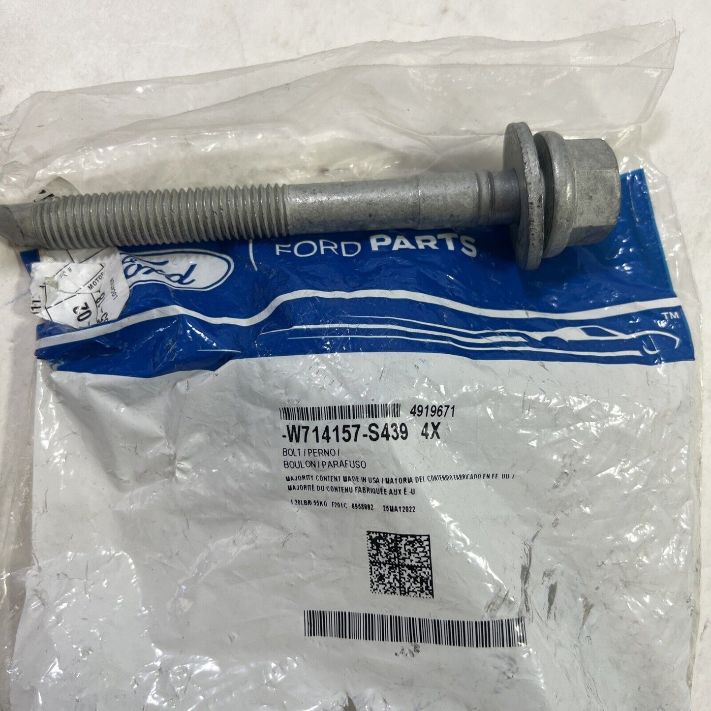 1 Single* OEM Ford Taurus Suspension Insulator Bolt 2009-2019 W714157S439