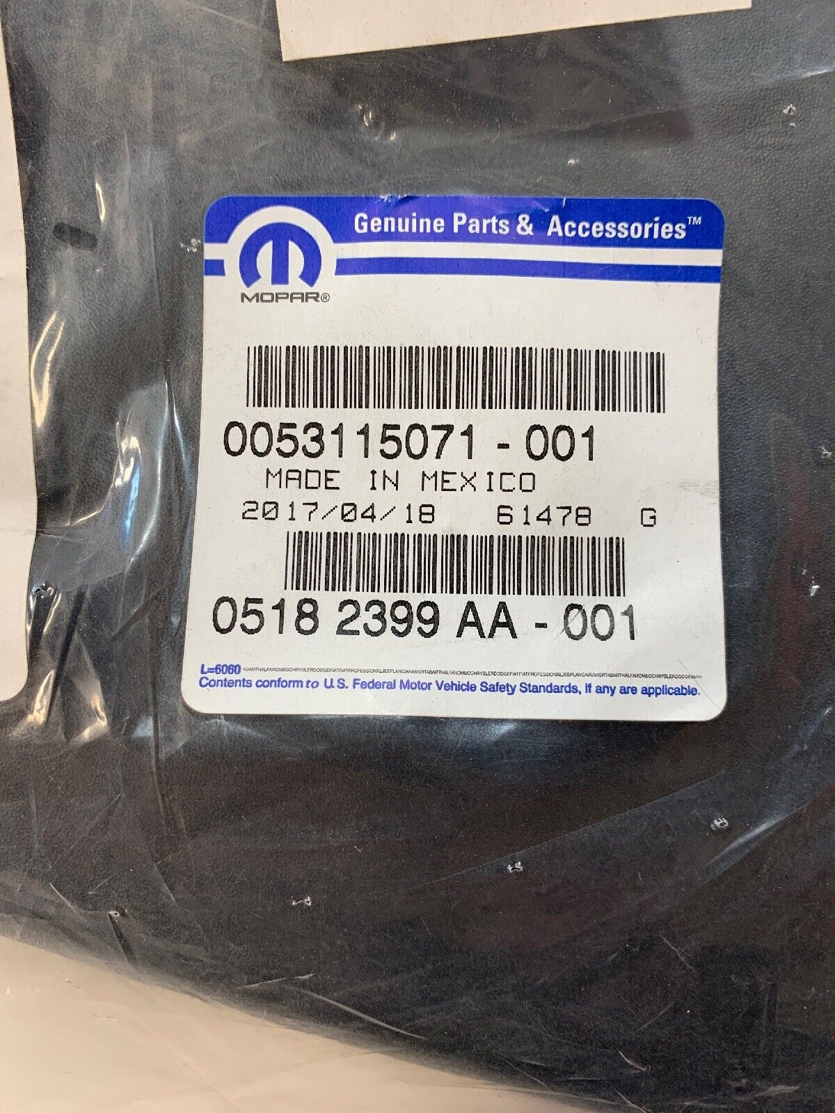 10-17 Dodge Ram 3500 Truck Bed Bracket New OEM 05182399AA