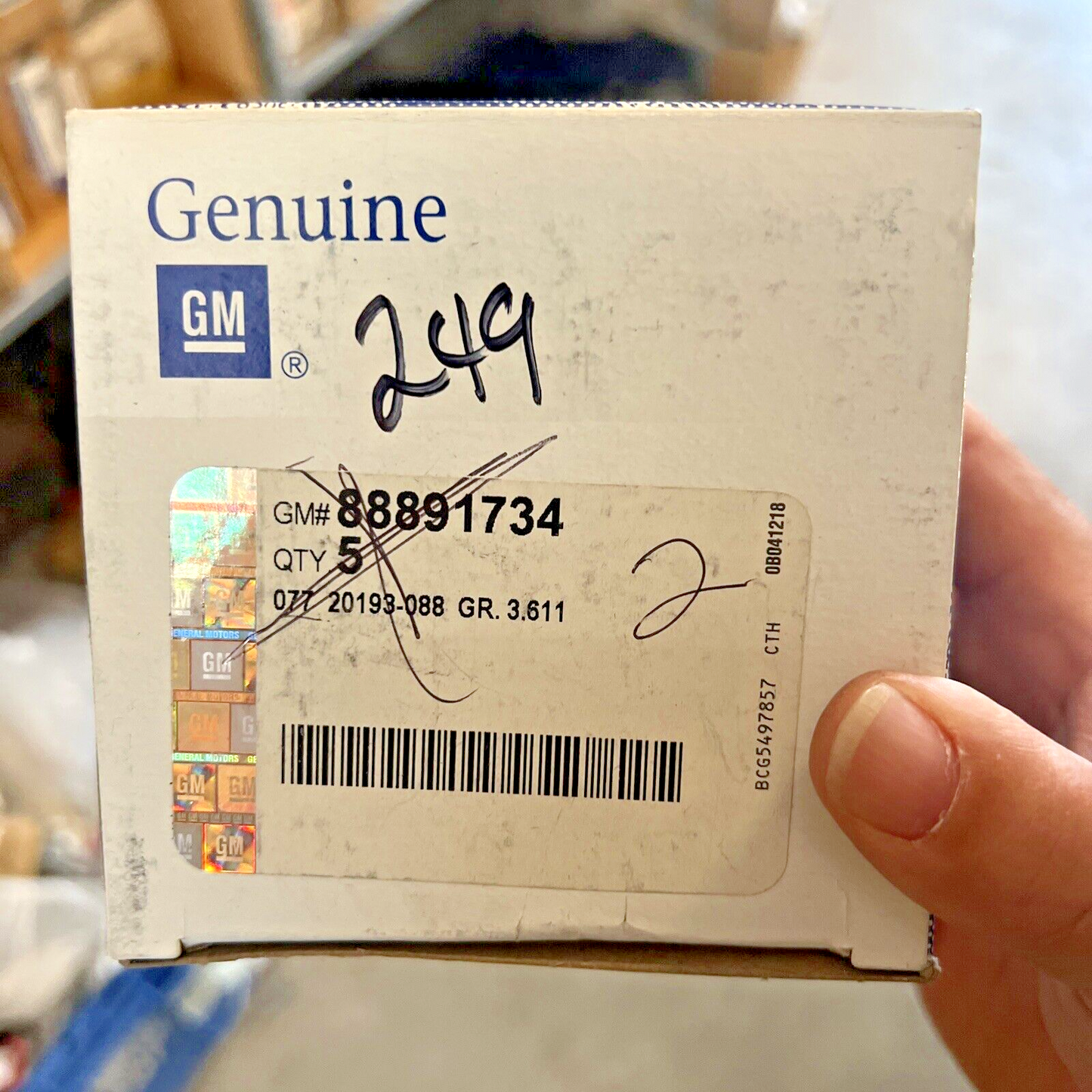 Genuine OEM GM Chevrolet C2500 Exhaust-Cross Over Pipe Seal 1986-2000 88891734