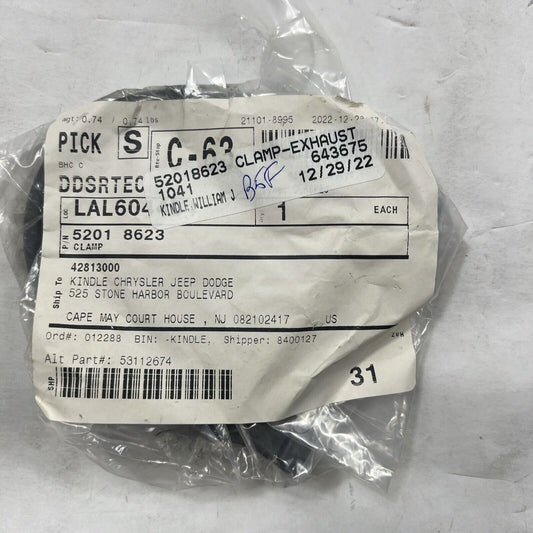 Genuine OEM Mopar Ram 1500 2500 3500 Front Exhaust-Muffler Clamp 01-22 52018623
