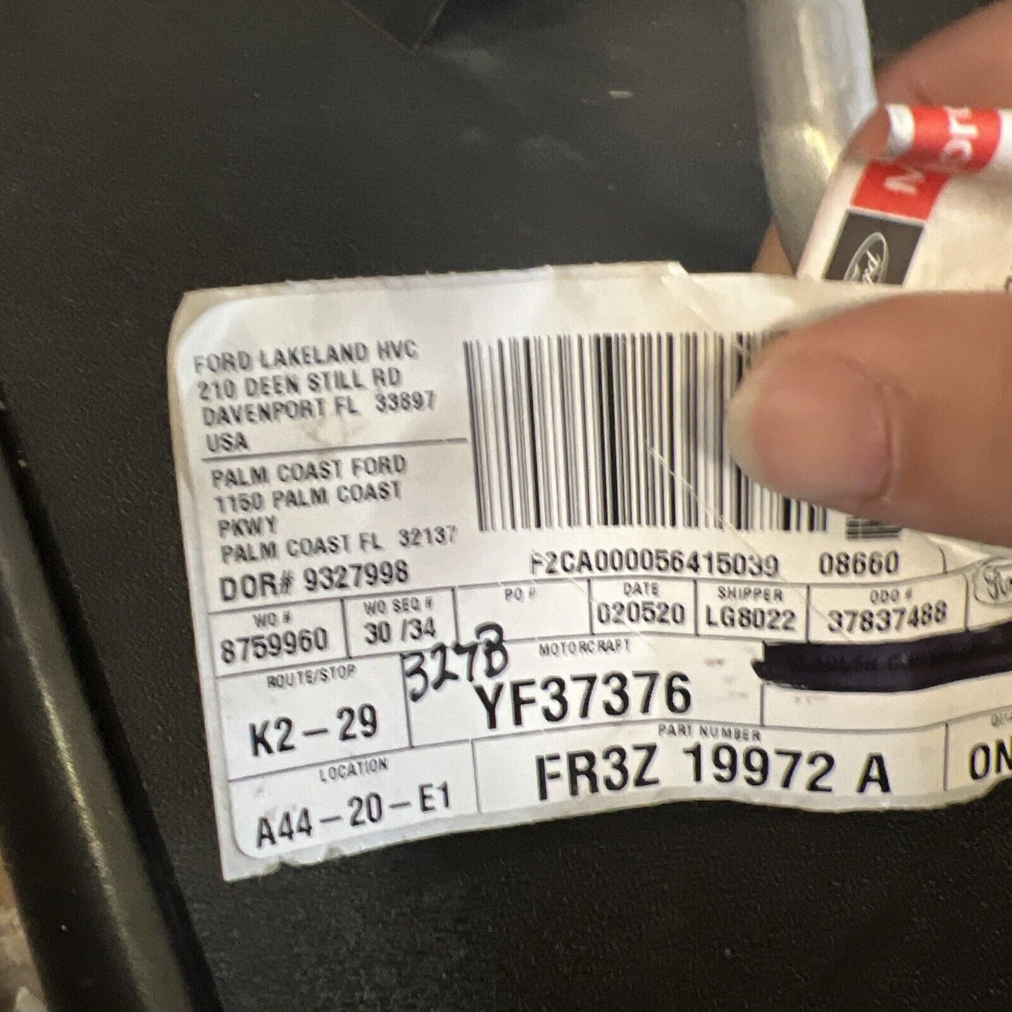 Genuine OEM Ford Mustang A/C Refrigerant Discharge Hose 15-17 Motorcraft Yf37376