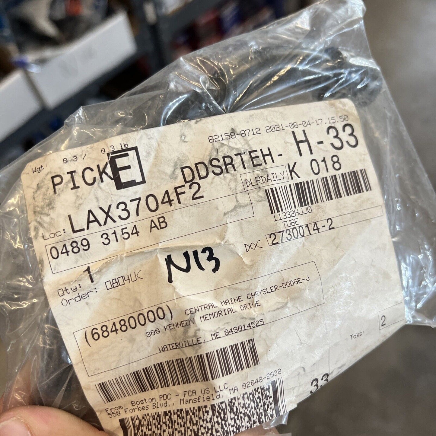 Genuine OEM Mopar RAM 2500 Water Pump Tube 2014-2024 4893154AC14