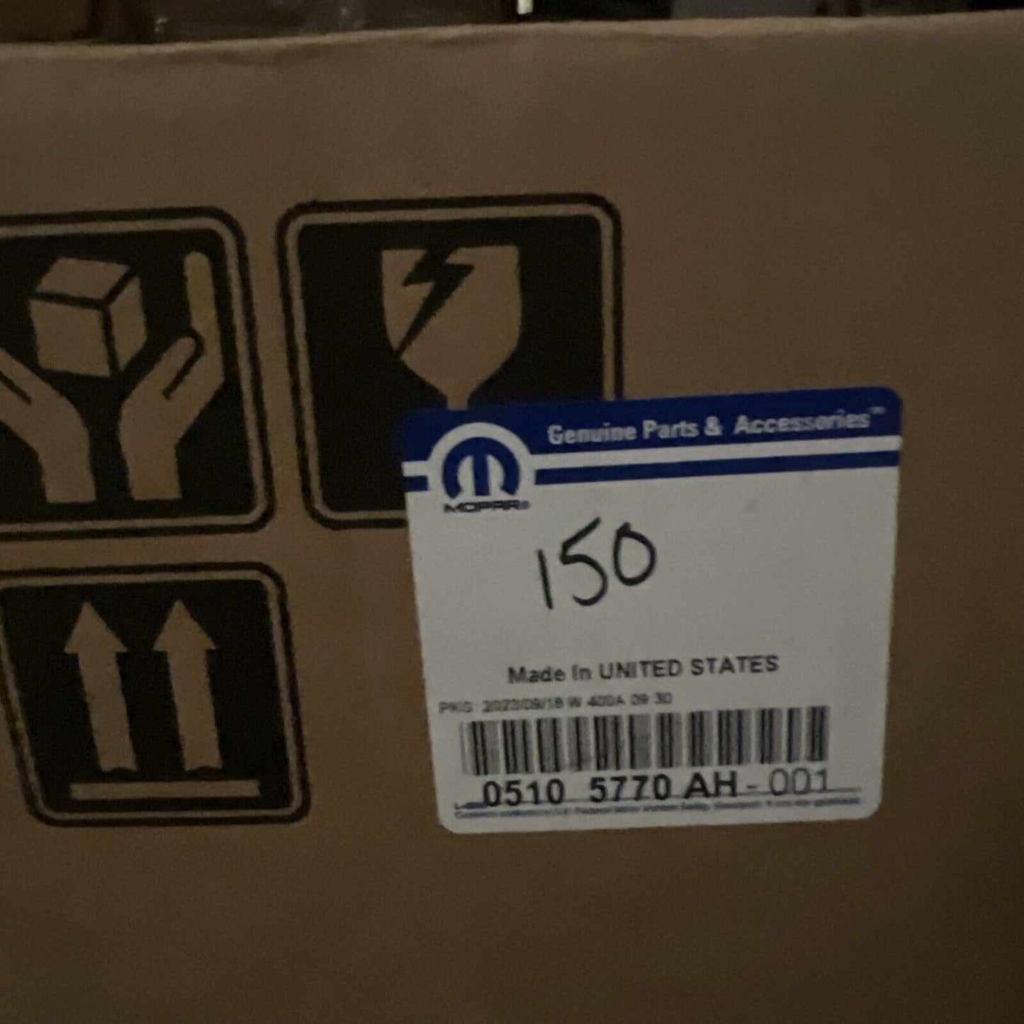 Genuine OEM Mopar Compass Brake Hub And Bearing 2007-2017 5105770AH