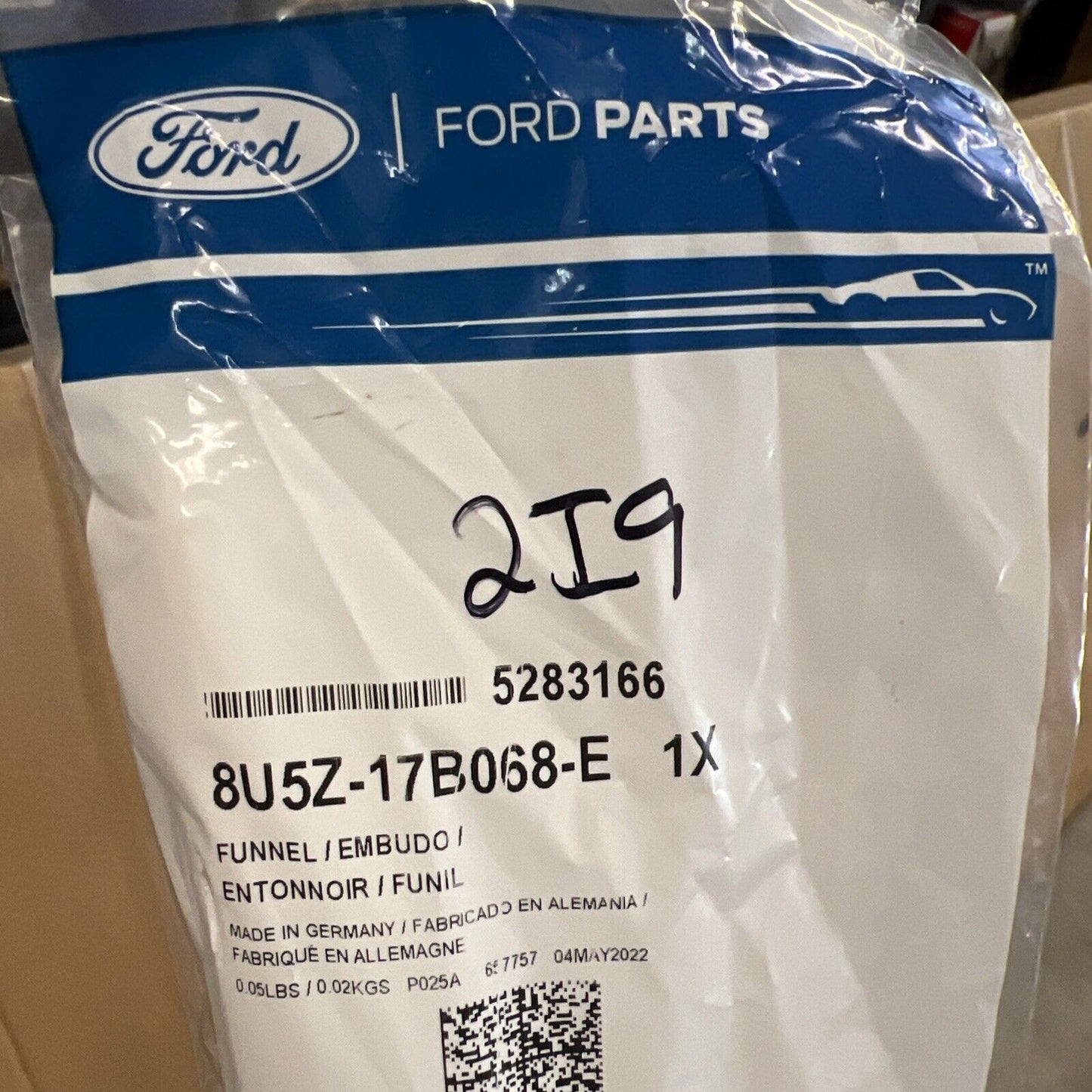 Genuine OEM Ford Transit-150 Filler Tube 2015-2019 8U5Z17B068E
