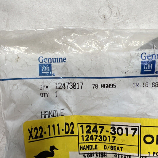 Genuine OEM GM Recliner Handle Pewter 12473017