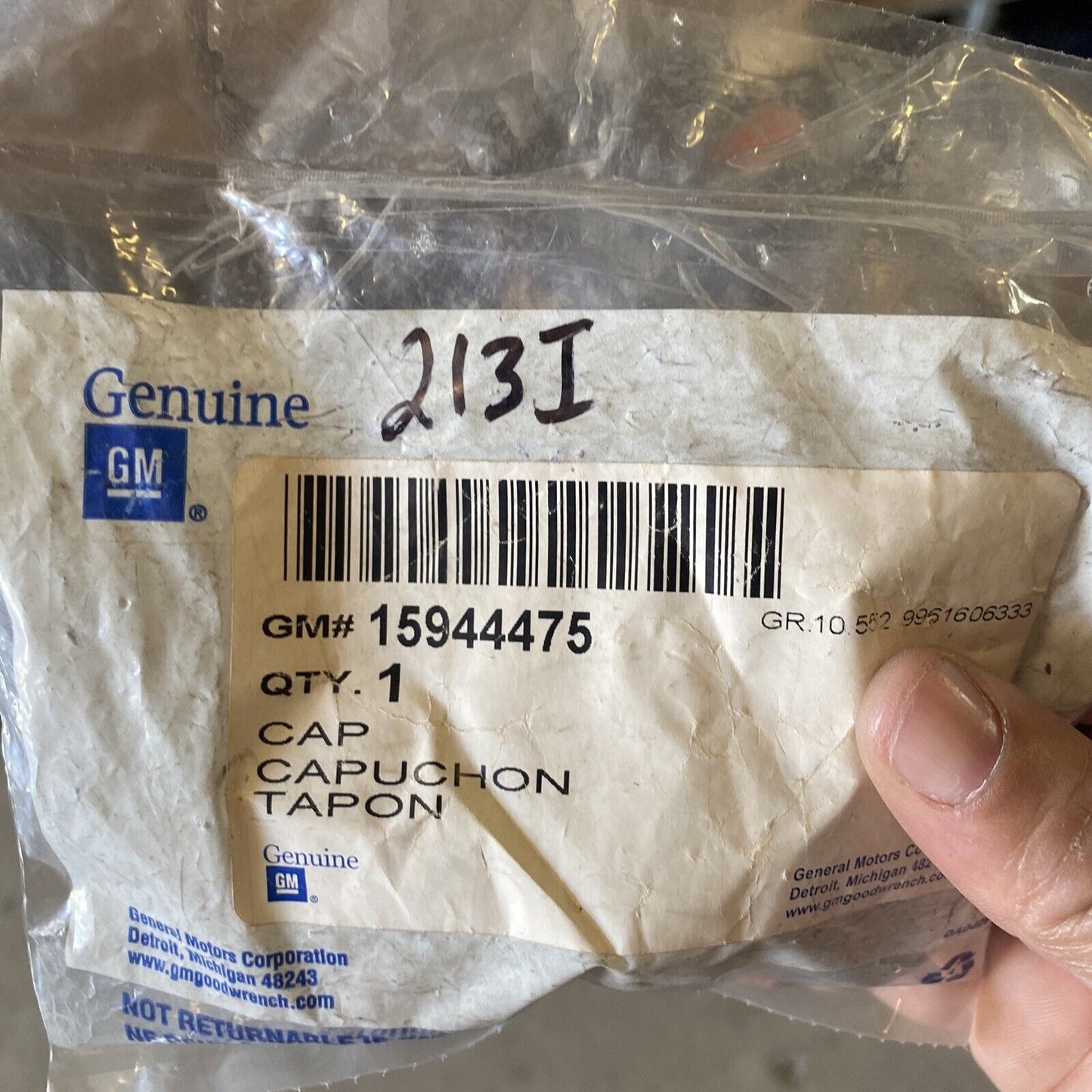 New OEM GM Chevy HHR Chrome Door Handle Trim Cap 2007-10 RH or LH 15944475