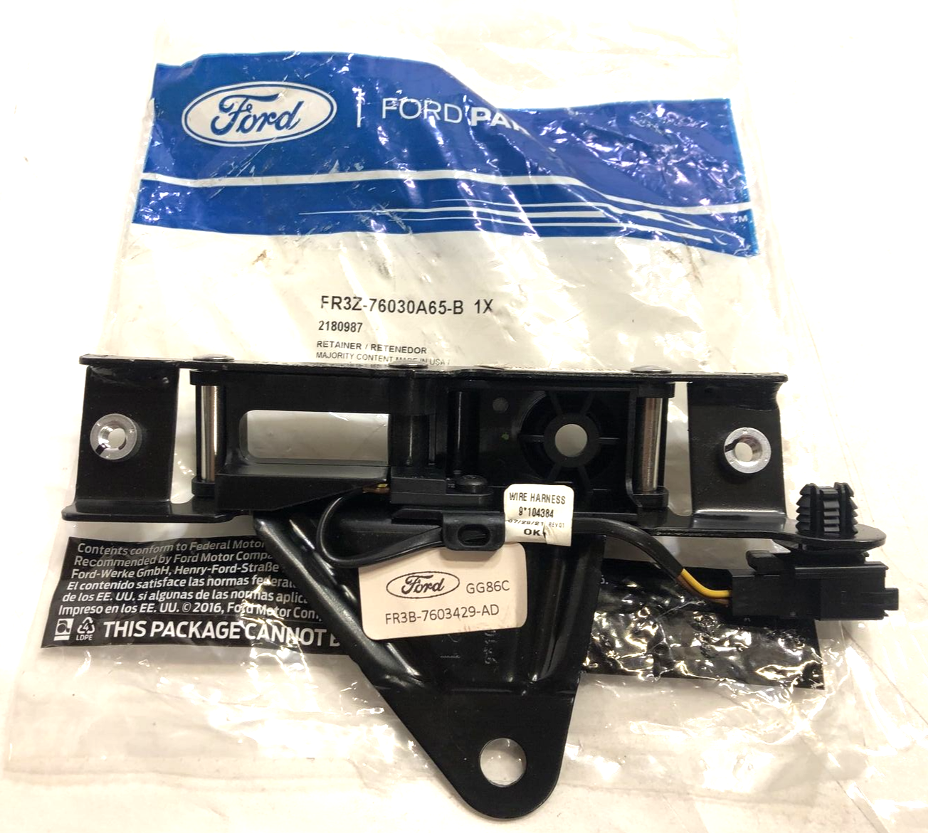 Genuine Ford Retainer 2015-2021 FR3Z-76030A65-B
