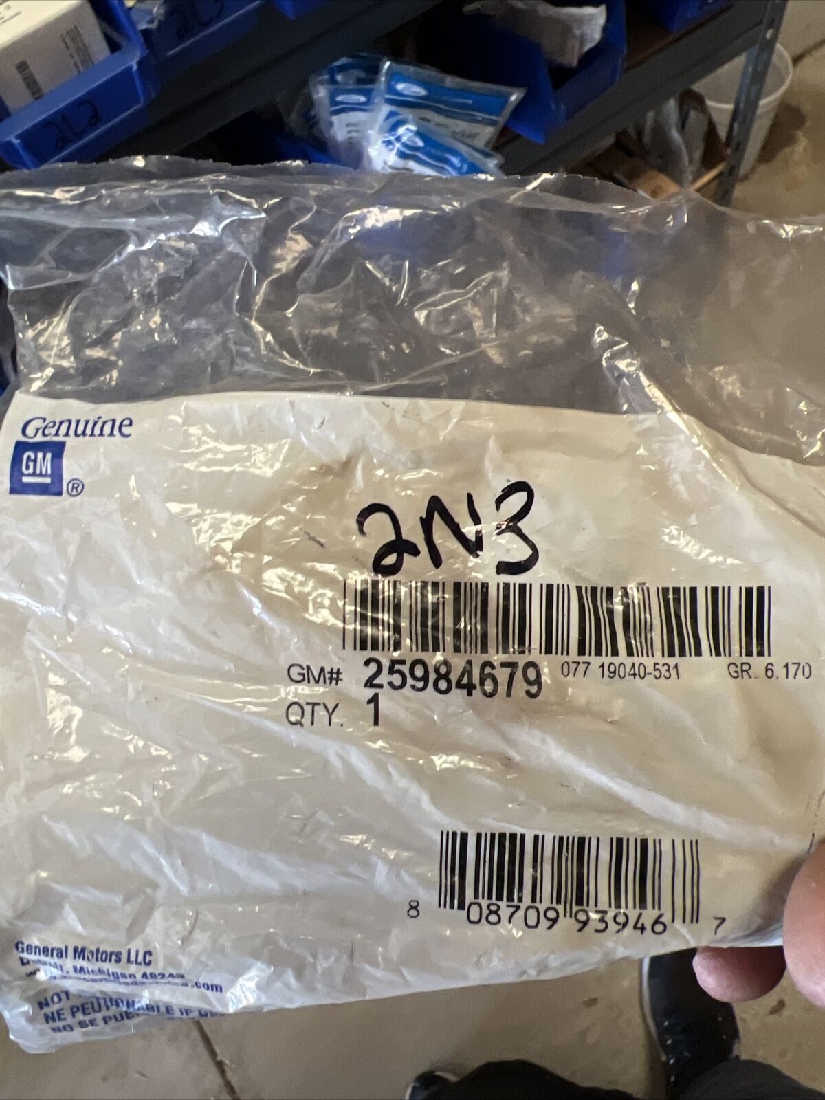 New OEM Genuine GM Chevrolet Front Lower Suspension Control Arm Bushing 25984679