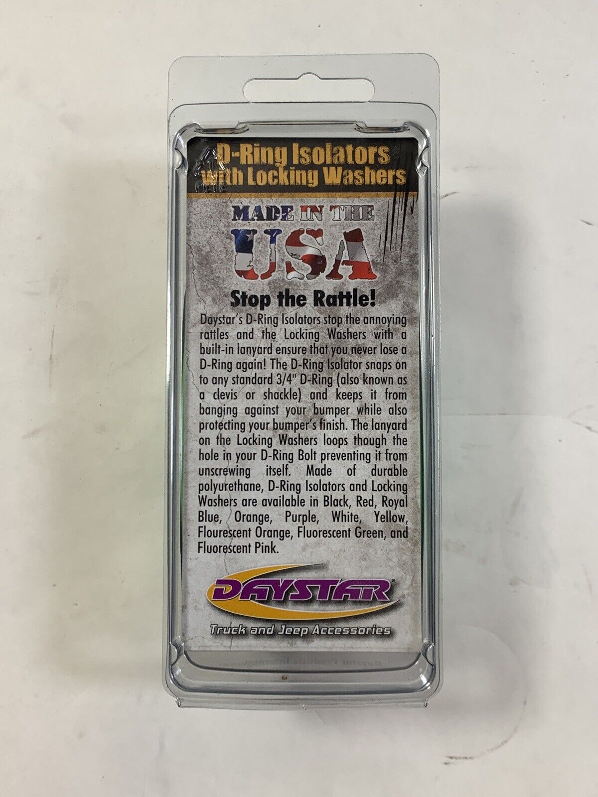 New Green D-Ring Lockers Shackle Isolators for Jeep Wrangler Daystar KU70058FG