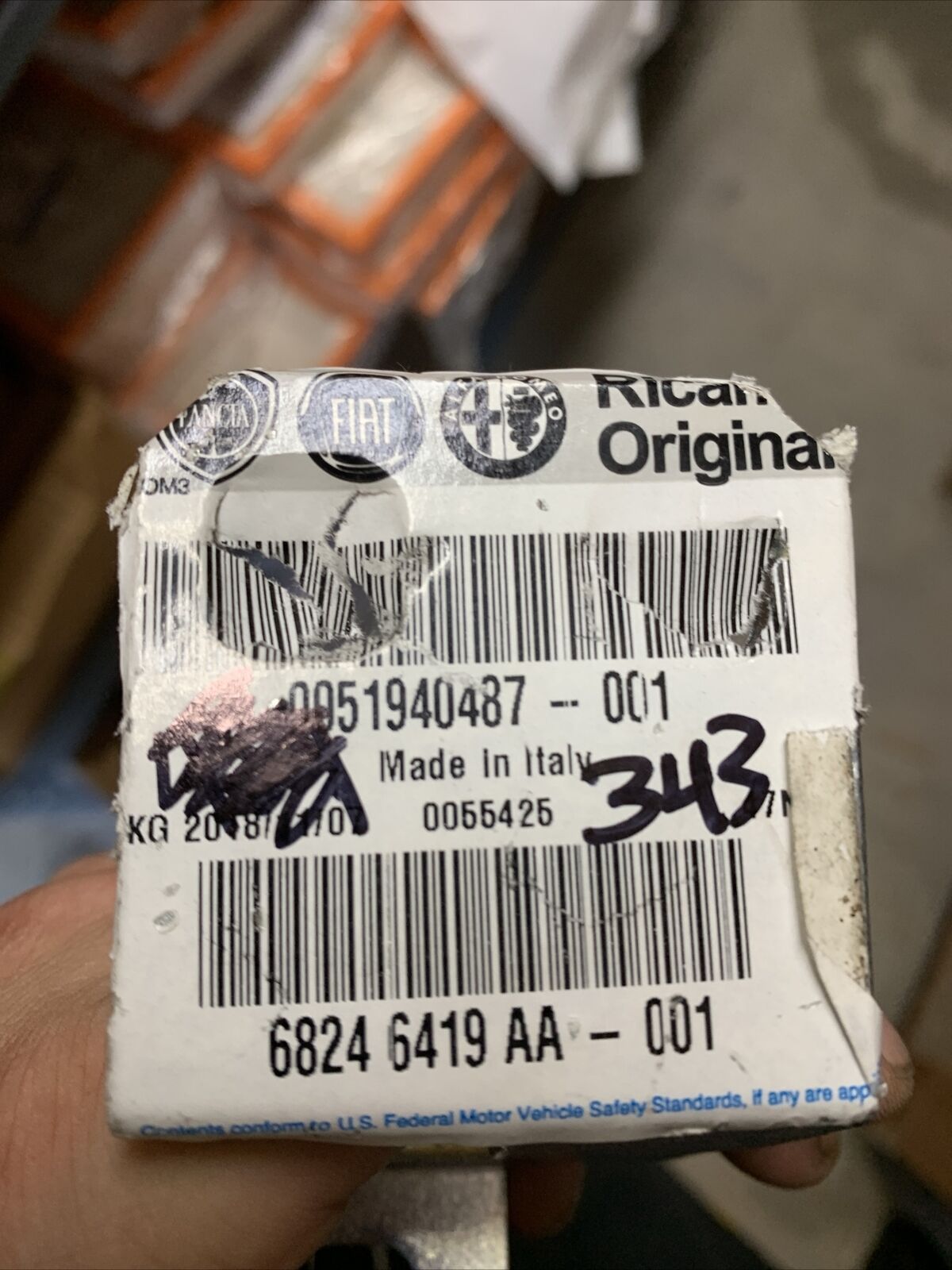 New OEM Mopar Rear Door Hinge Left 68246419AA