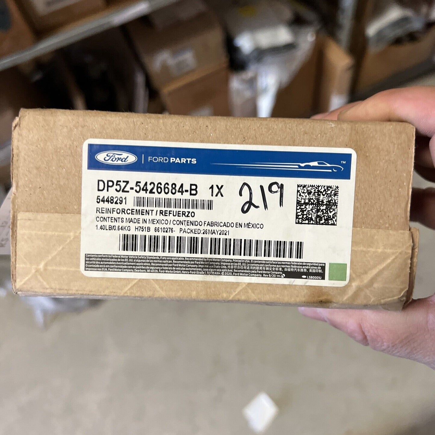 New OEM Ford Lincoln Right Passenger Side Handle Base Reinforcement DP5Z5426684B