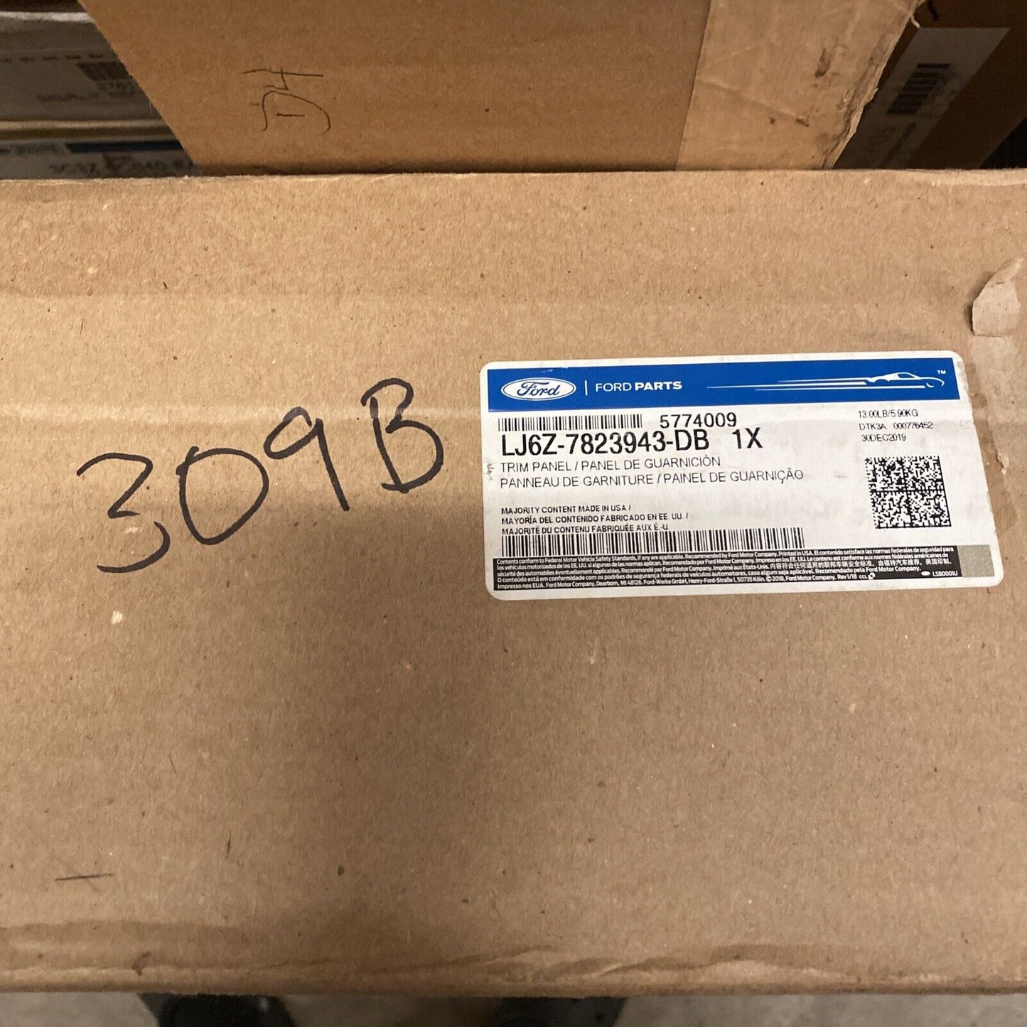 New OEM Ford Escape Door Trim Panel Front Driver Side 2020-21 LJ6Z-7823943-DB