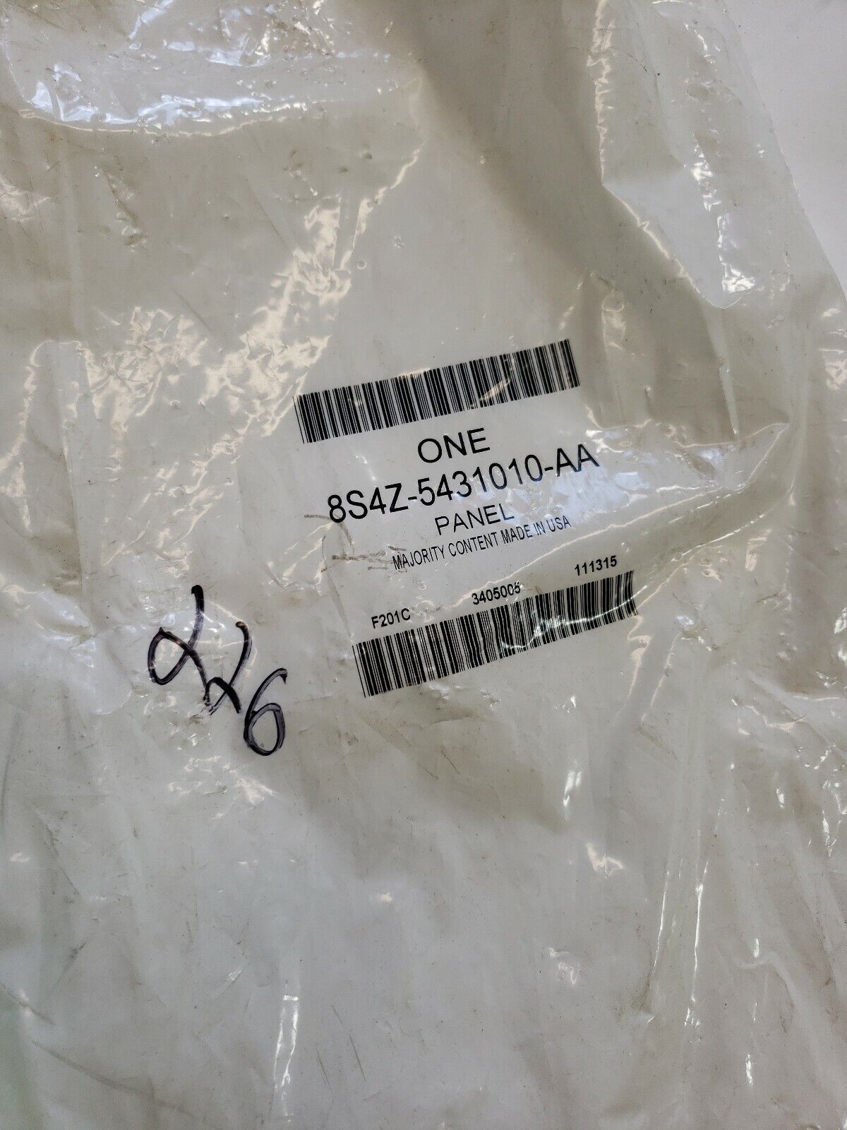 New OEM Ford Focus Upper Quarter Trim Panel Passenger Side 2008-11 8S4Z5431010AA