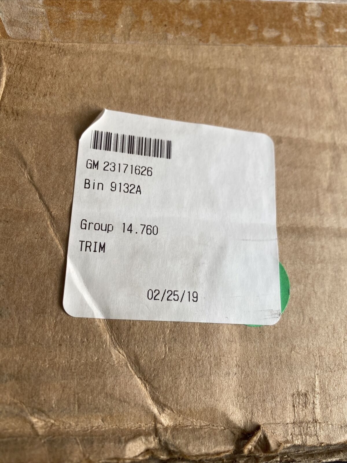 New OEM Chevy Malibu Door Trim Panel Rear Passenger Side 2013-2015 23171626