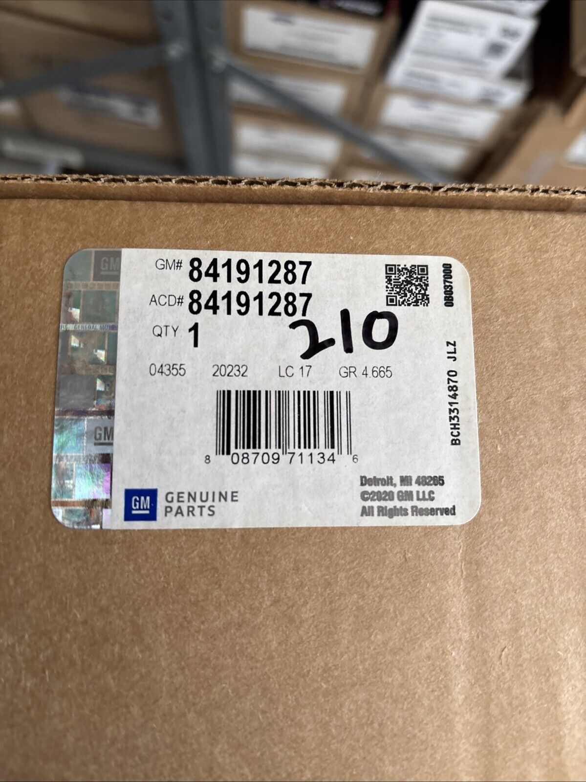 Genuine OEM GM Chevrolet Suburban Disc Brake Caliper Assembly 2007-2020 86785192