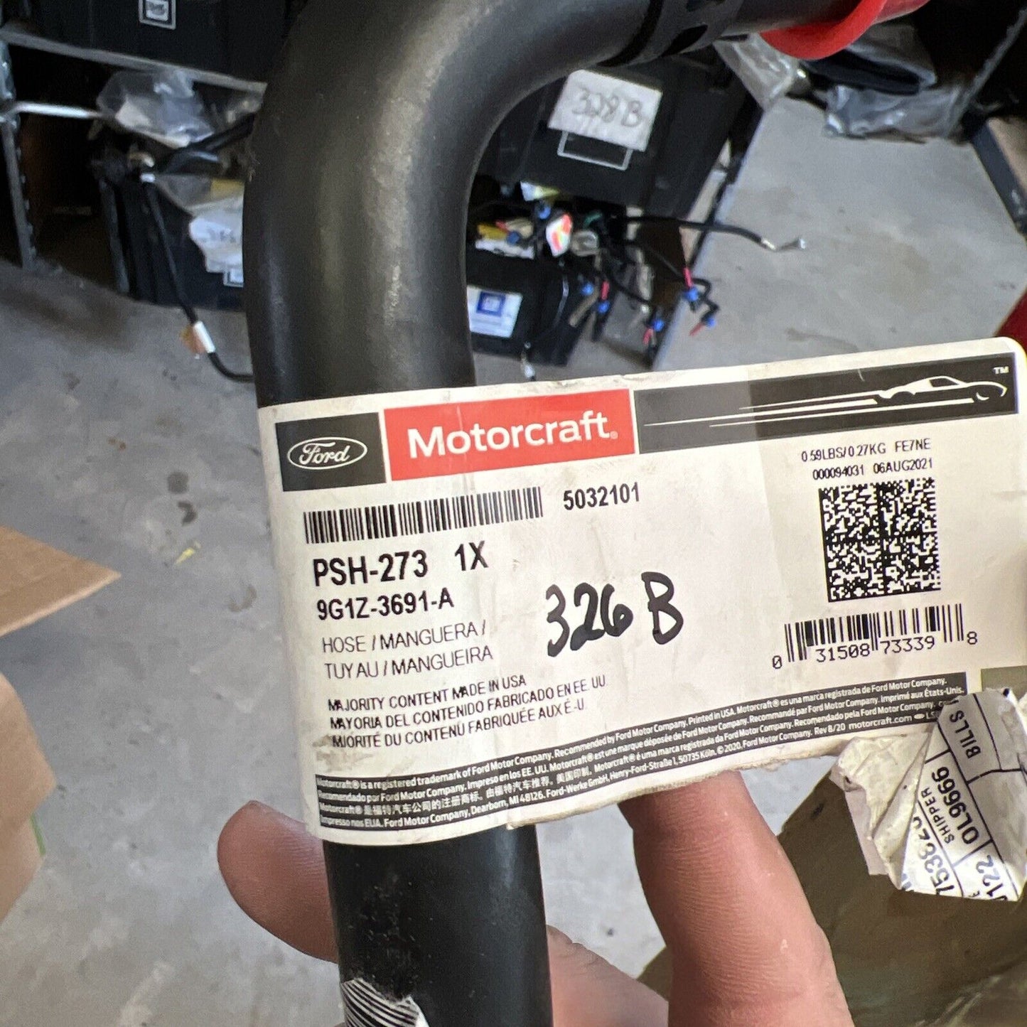 New OEM Ford Power Steering Return Line Hose Assembly Motorcraft PSH-273