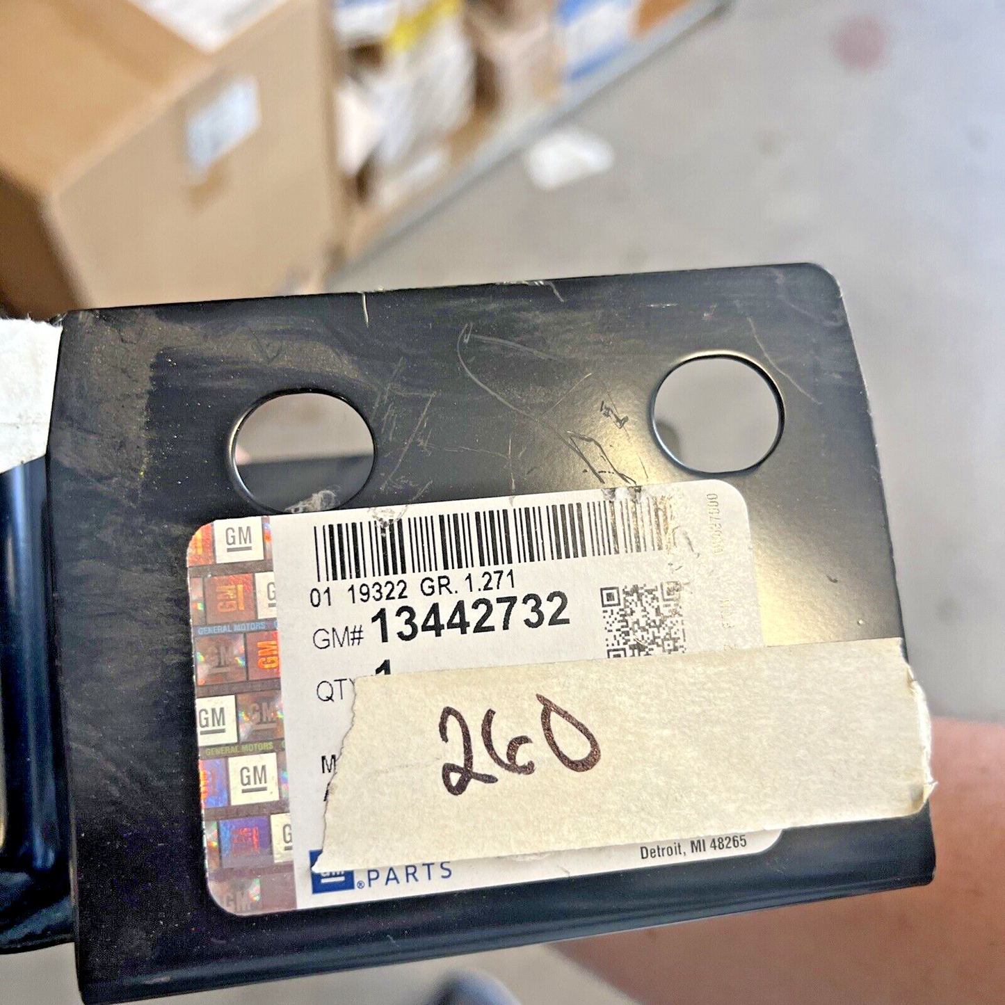 Genuine OEM GM Chevrolet Passenger Side Upper Radiator Support Tie Bar 13442732