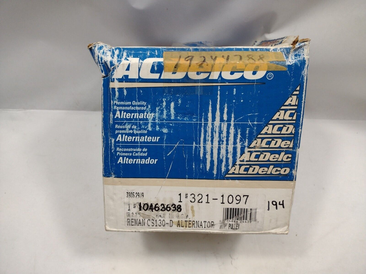 Genuine OEM GM Chevrolet Cavalier Alternator 1996-2002 10463638 ACDelco 3211097