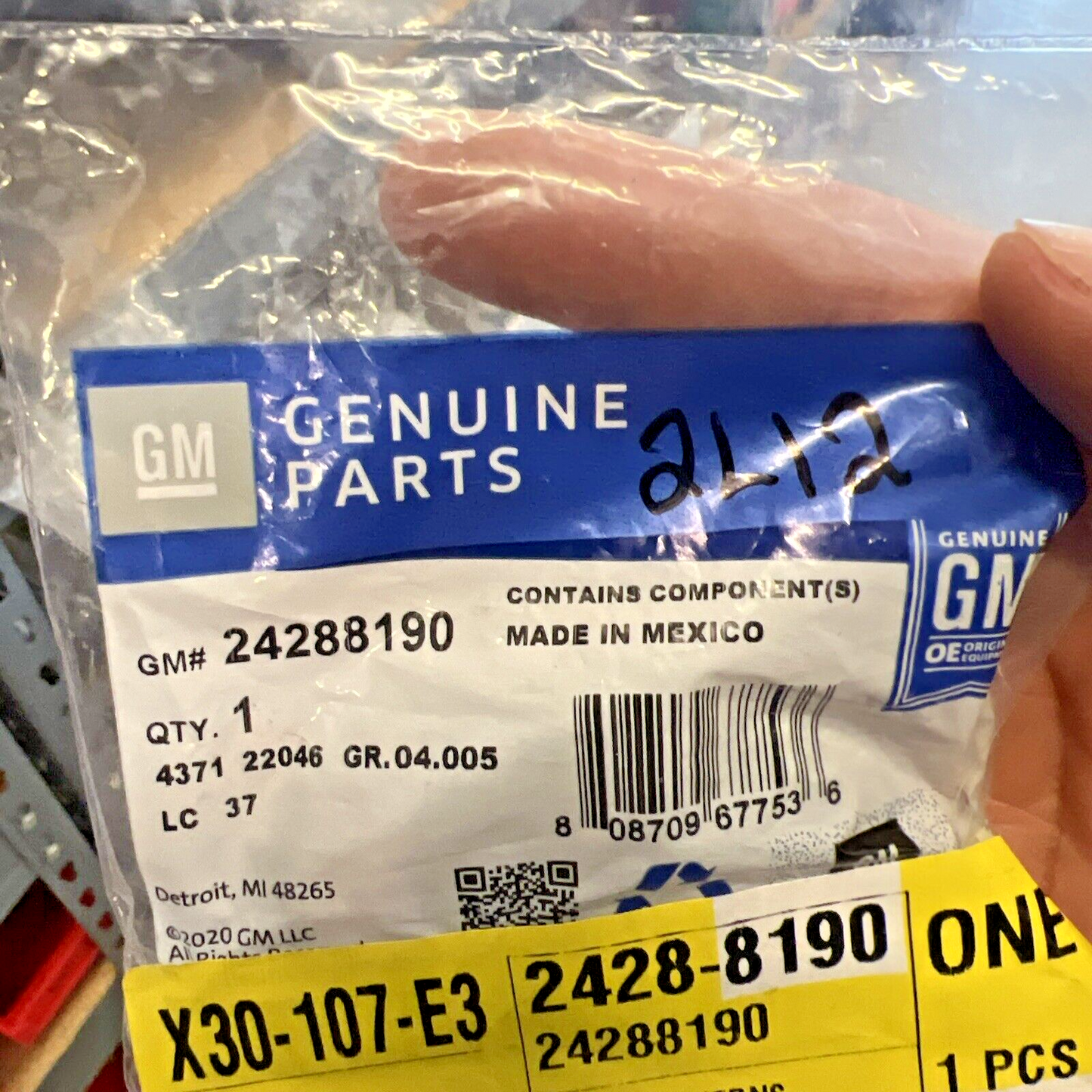 Genuine OEM GM Chevrolet Automatic Transmission Seals and O-Rings Kit 24288190