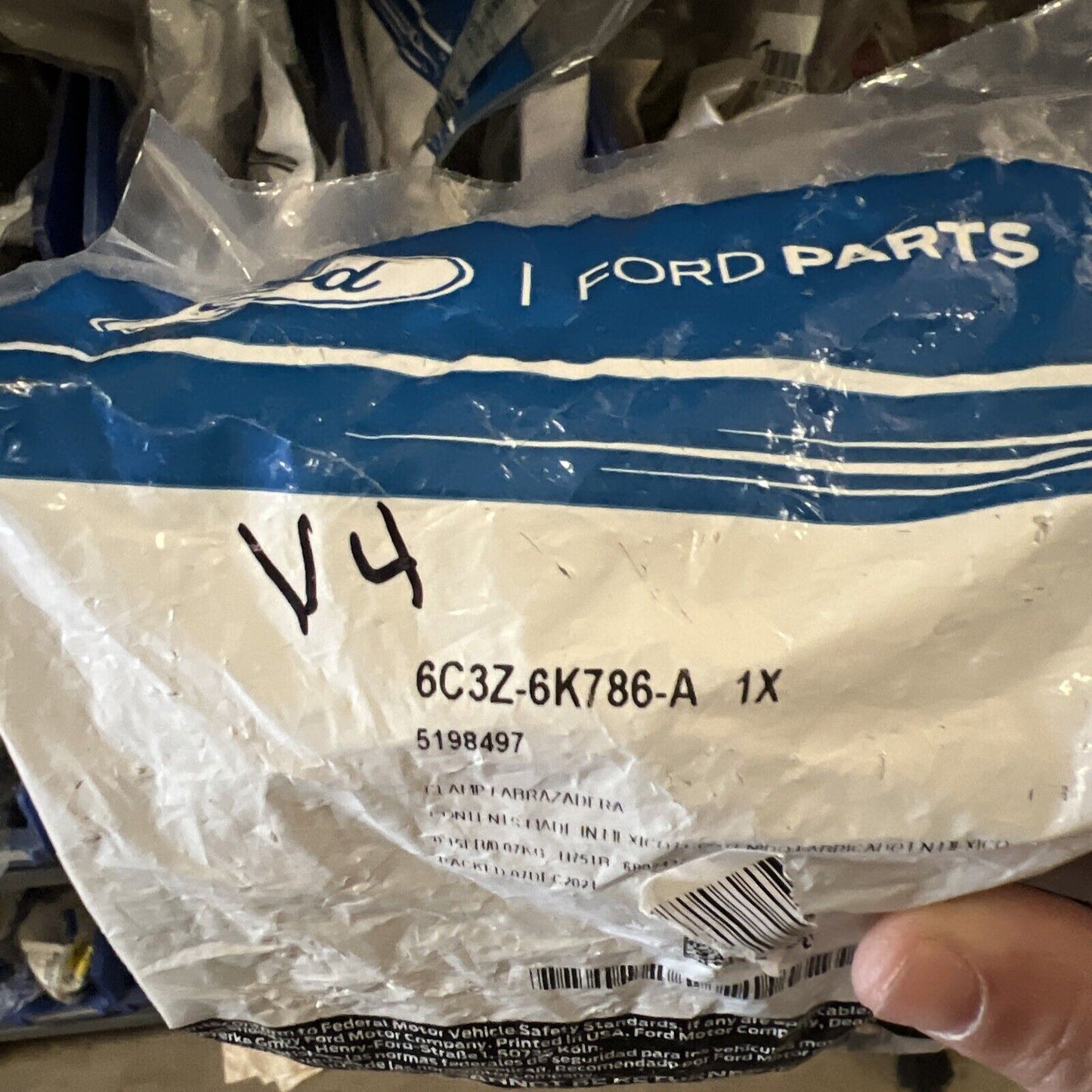 New OEM 00-11 Ford Super Duty Inter cooler Pipe Clamp LH Driver Side 7.3L Diesel