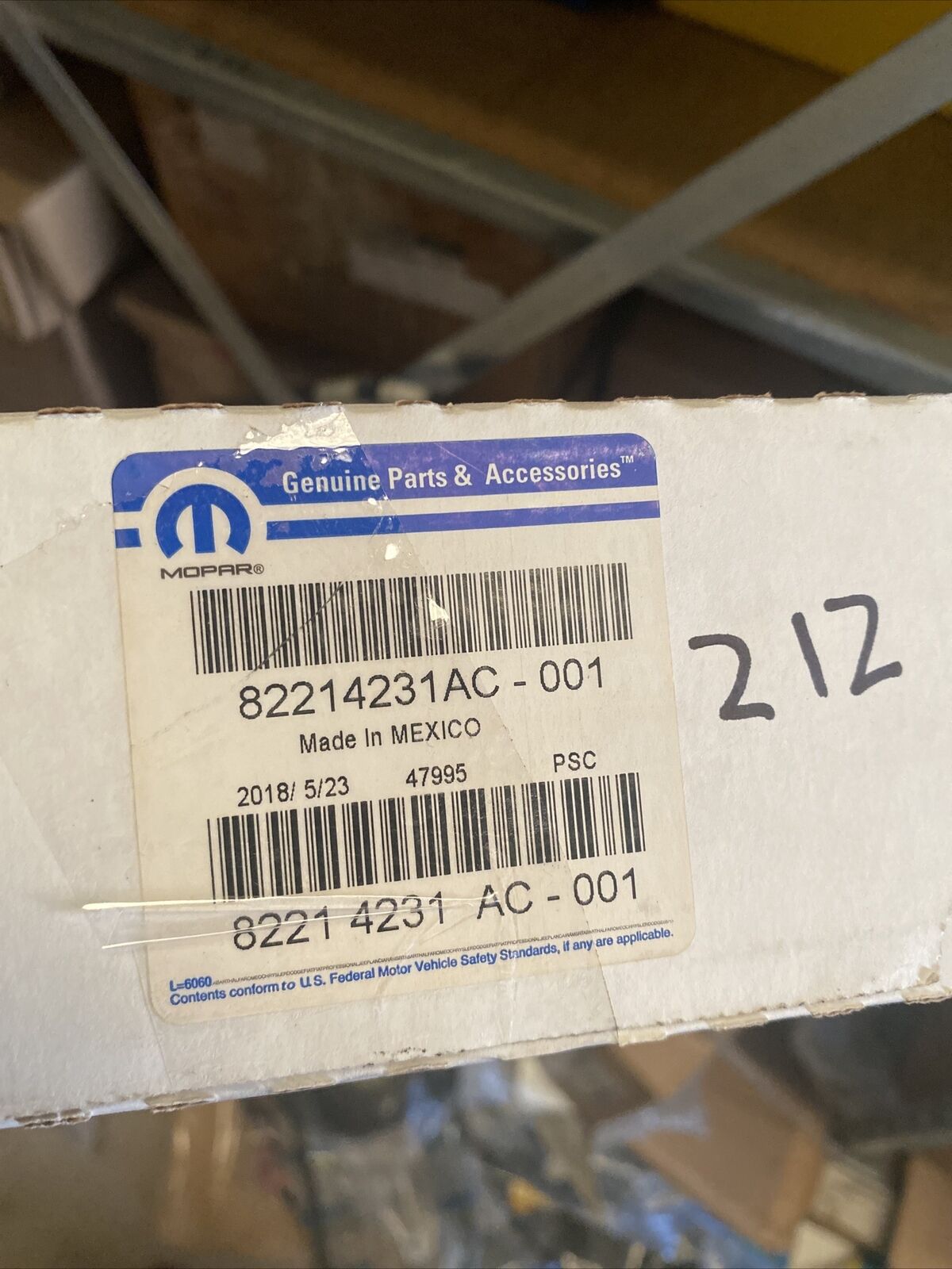 New OEM Genuine Mopar Hands Free Bluetooth Kit 82214231AC