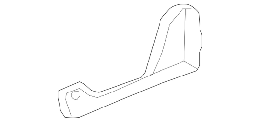 Genuine OEM GM Ebony 3rd Row Passenger Side Seat Back Latch Cover 07-14 15898407