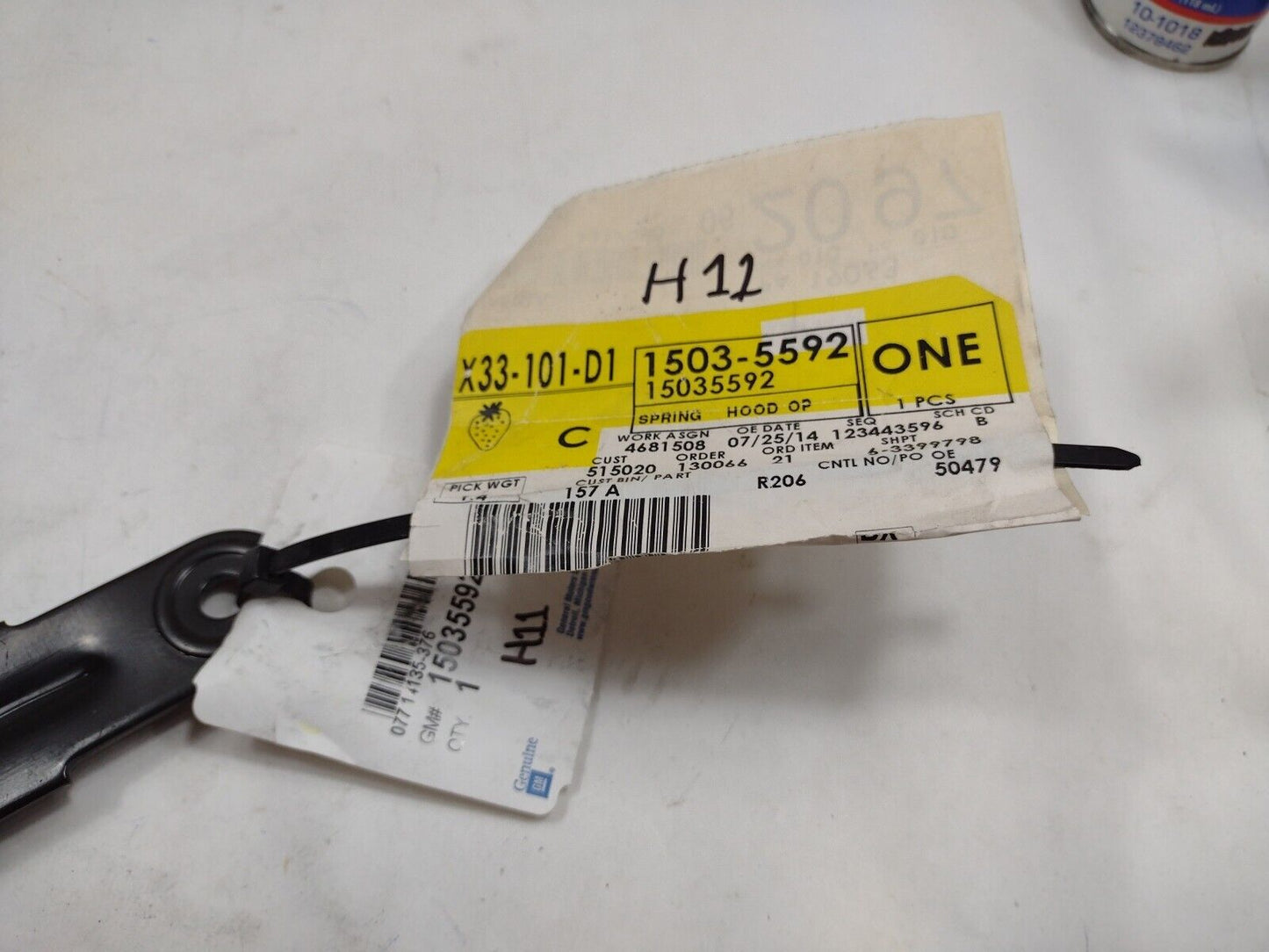 Genuine OEM GM Chevy Silverado 1500 Hood Open Assist Spring 1999-2007 15035592