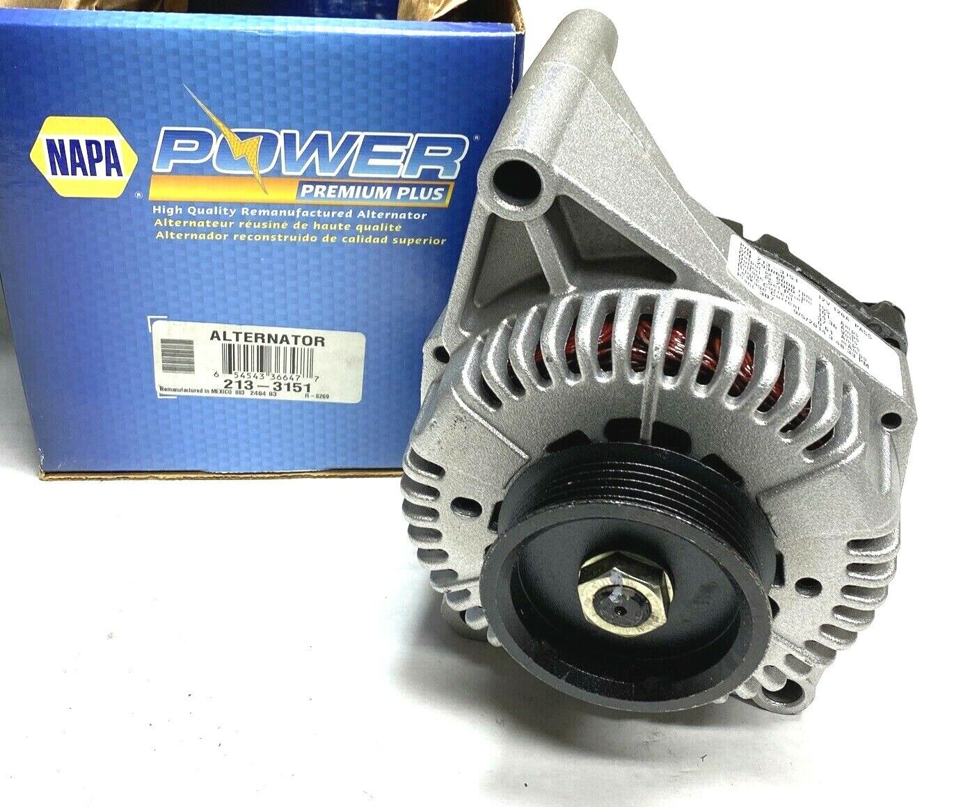 New Alternator-DOHC NAPA/POWER PREMIUM PLUS-RAY 2133151