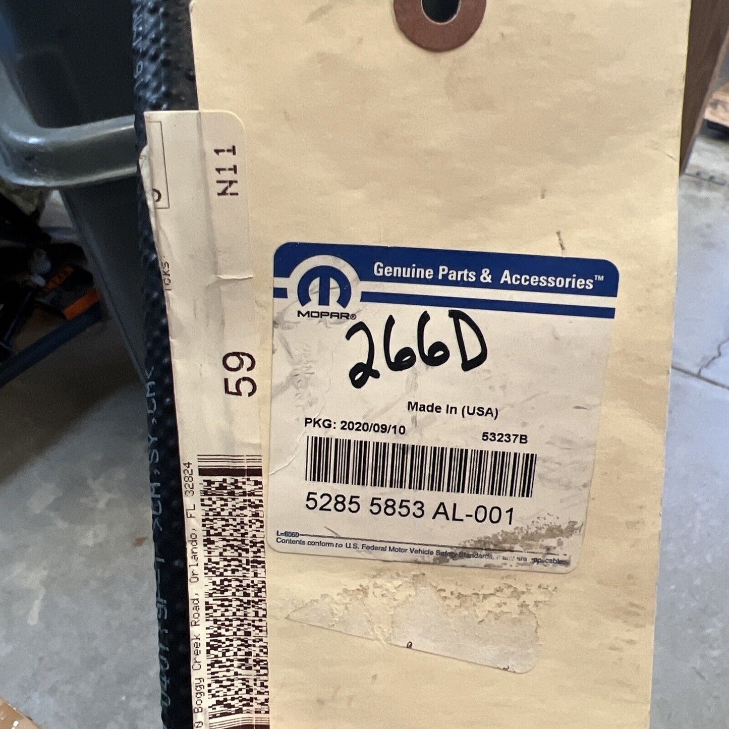 New OEM Mopar Power Steering Return Hose  Mopar  52855853AL