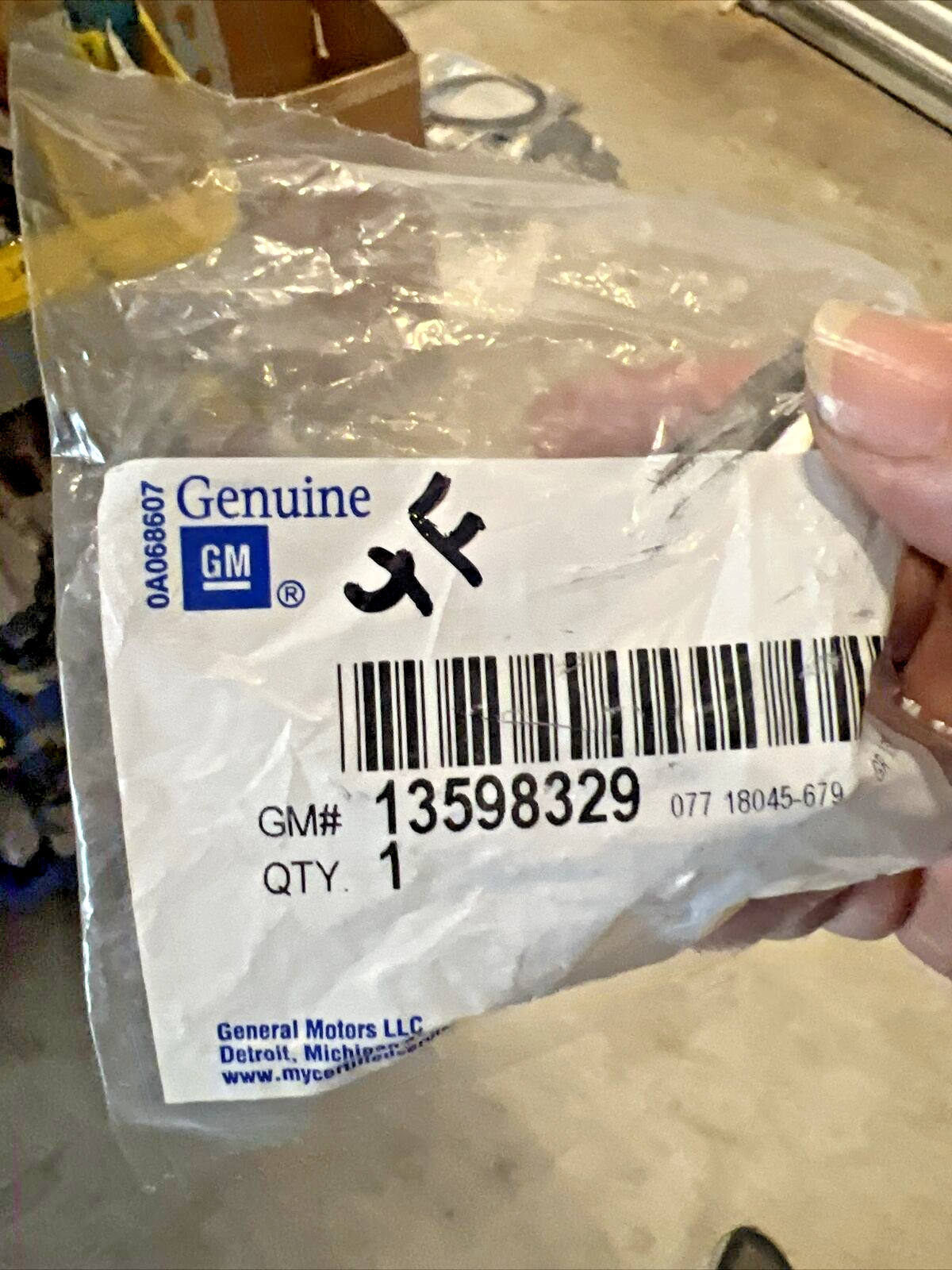 Genuine OEM GM Door Lock Cylinder Bezel 13598329