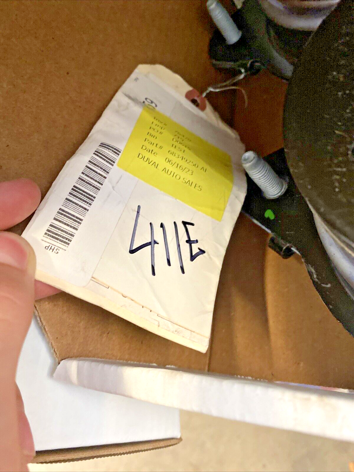 Genuine OEM Mopar Ram 2500 Body Hold Down Cushion 2019-2024 68349250AF