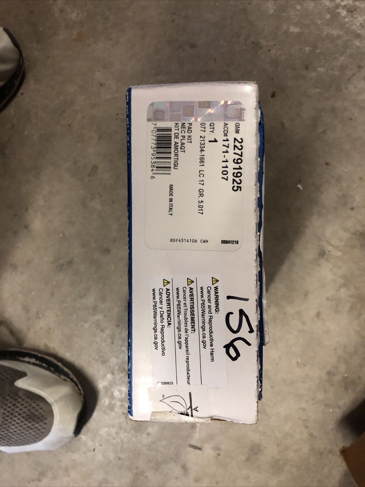 New OEM Genuine GM Camaro 2013-2023 Front Disc Brake Pad Set 22791925